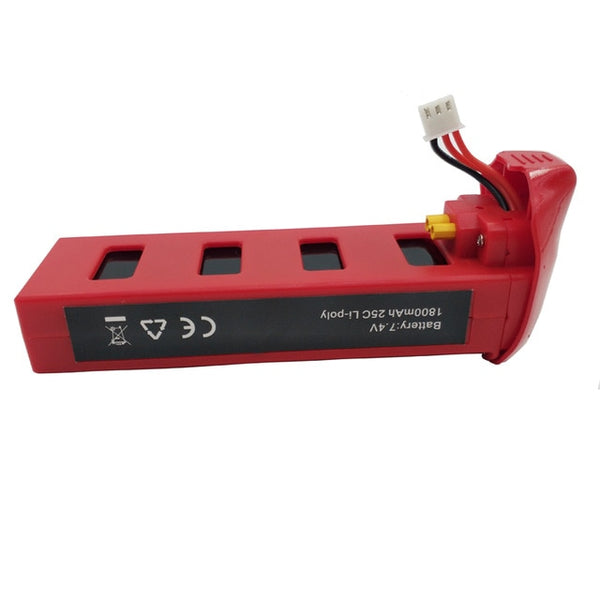 MJX Bugs2 Battery 7.4V 1800mAh 25C Li-po battery for MJX B2W B2C Drone Spare Parts Battery