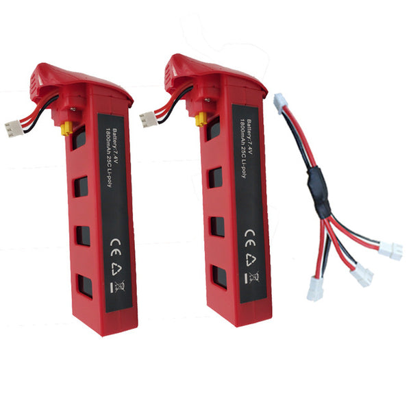 MJX Bugs2 Battery 7.4V 1800mAh 25C Li-po battery for MJX B2W B2C Drone Spare Parts Battery