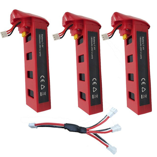MJX Bugs2 Battery 7.4V 1800mAh 25C Li-po battery for MJX B2W B2C Drone Spare Parts Battery