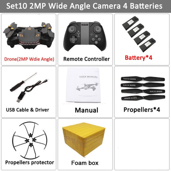 Teeggi VISUO XS809S Foldable Selfie Drone